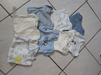 Lot de 8 bodys 6 mois 