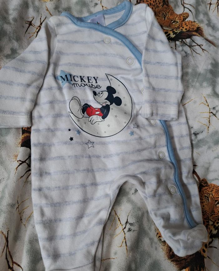 Pyjama bébé naissance disney mickey - photo numéro 2