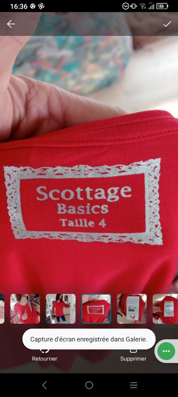 Top fluide 44 rouge c78 - photo numéro 7