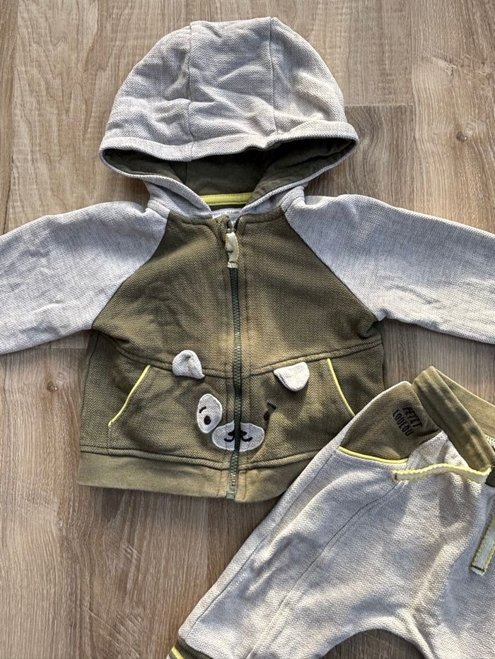 Ensemble pull + pantalon garçon taille 9 mois - photo numéro 3