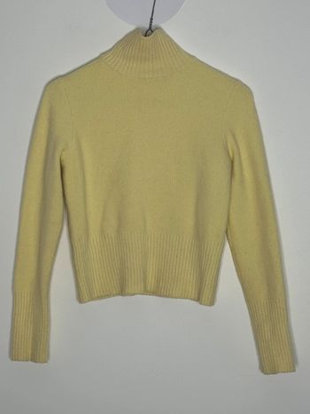 Pull jaune pastel Zara T36 S