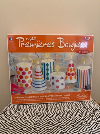 Sentosphère - Coffret créatif - Mes premières bougies - Dès 8 ans