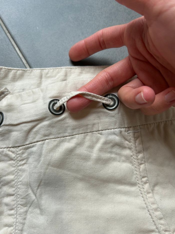 Short tissu léger couleur crème femme taille 37 G-star - photo numéro 7
