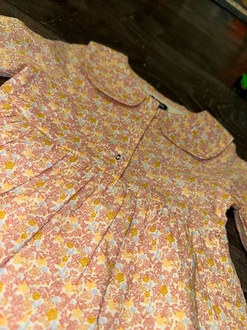 Robe col Claudine floral