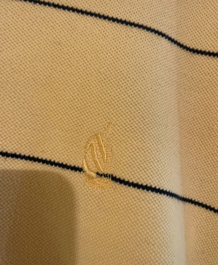 Polo jaune rayé Nautica – taille L/XL - photo numéro 5