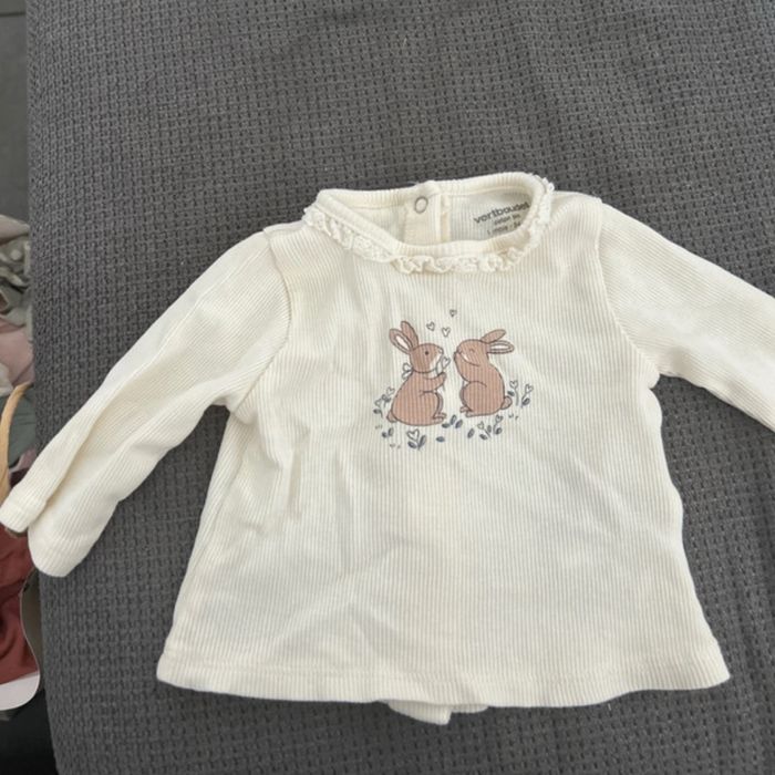 Pull à motif lapin