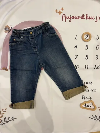 Pantalon en jean bébé fille Dior