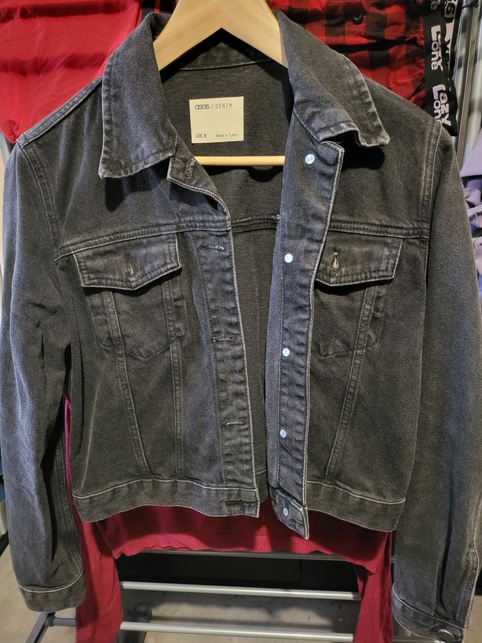 Veste jean noir femme ASOS taille 36