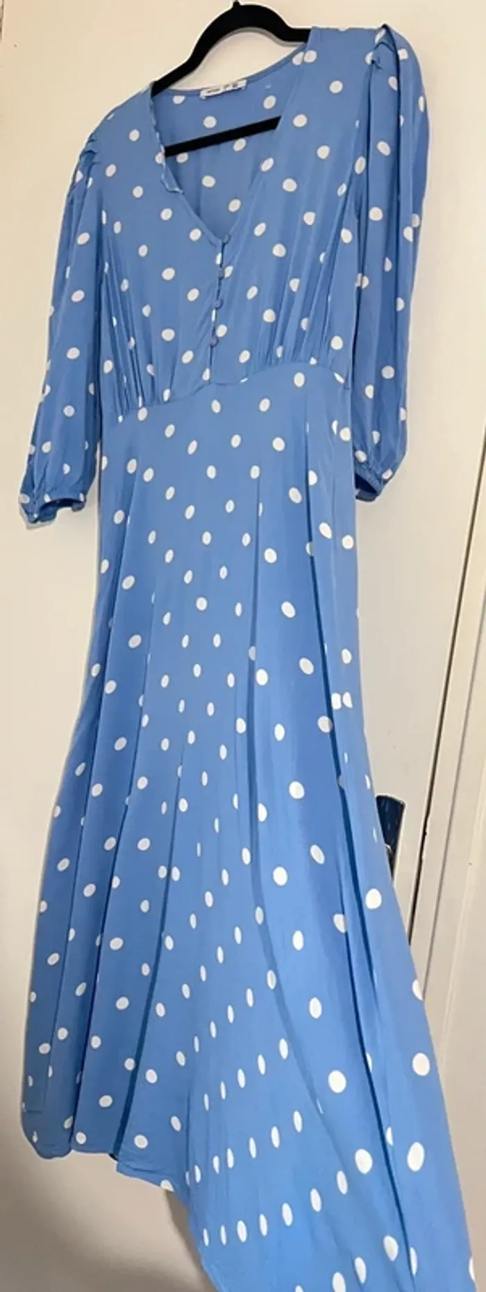 Robe Longue A Pois - photo numéro 5