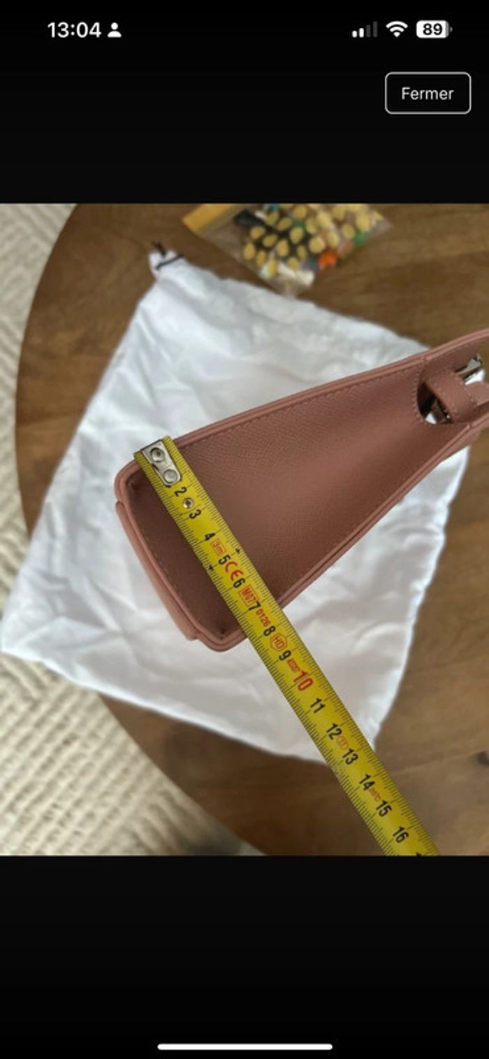Sac à main label rose. - photo numéro 5