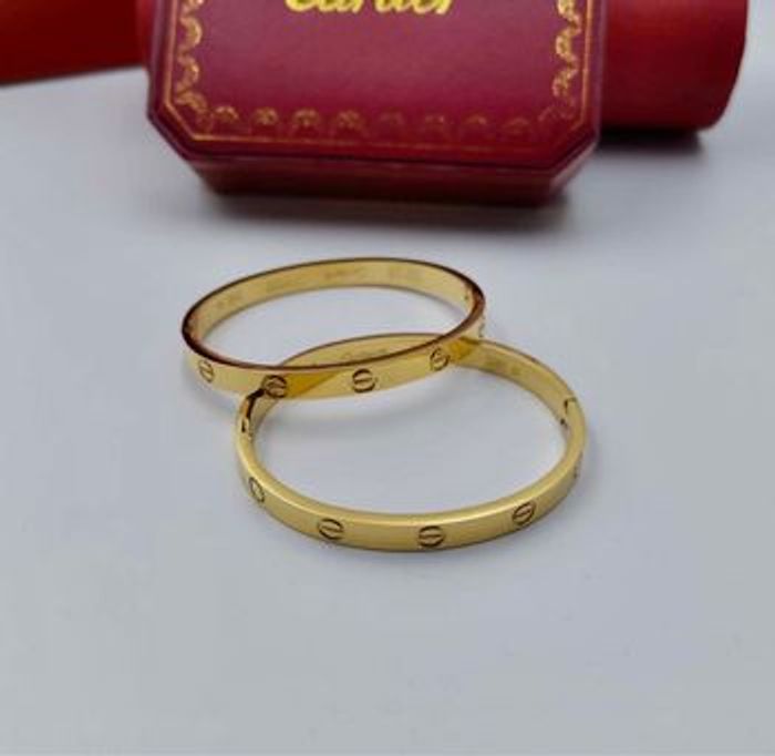 Bracelet Love plaqué or inoxydable - photo numéro 2