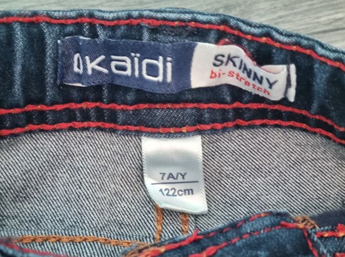 2  jeans Okaidi skinny 7 ans garçon - photo numéro 3