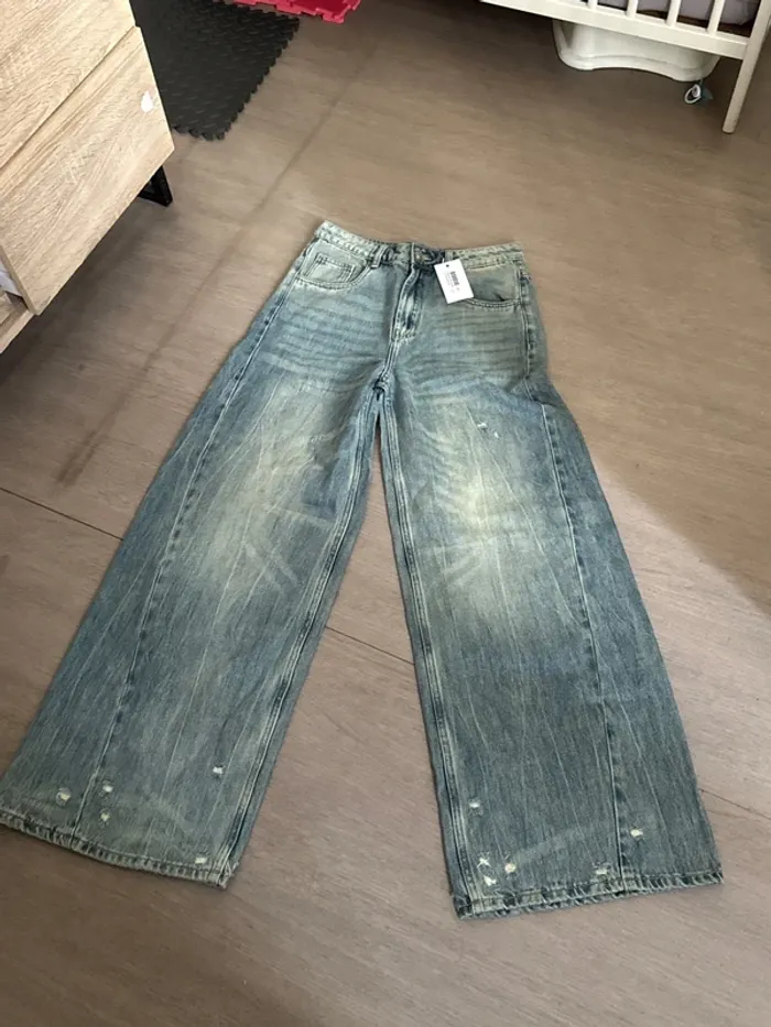 Jeans taille 36 Anna très large - photo numéro 7