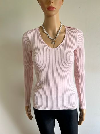 Pull rose clair à manches longues Morgan taille XS TBE
