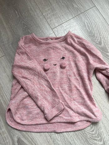 Teeshirts manche longue 18 mois rose