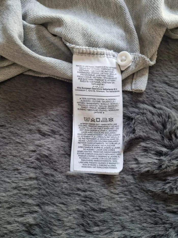 Polo manches courtes Nike Gris, M Hommes - photo numéro 6