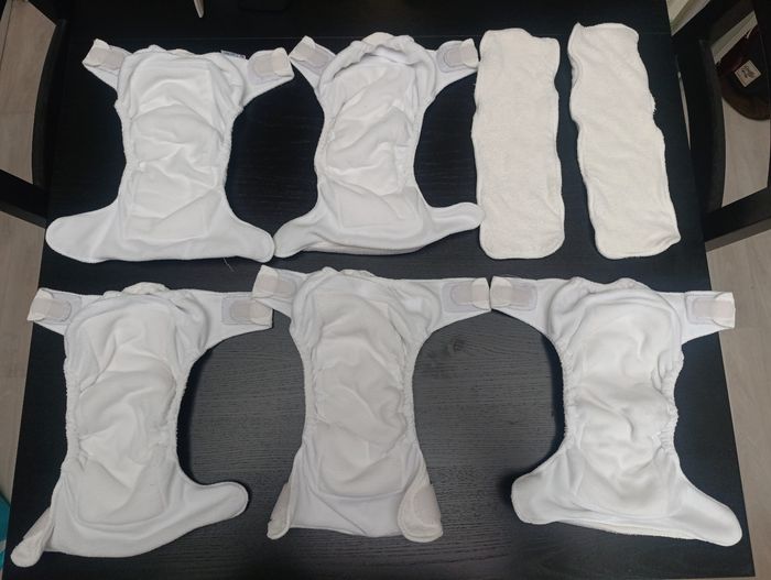 Lot 5 couches de nuit Noctéa Ma’Boule de Couches + 2 inserts Dreamliner - photo numéro 4