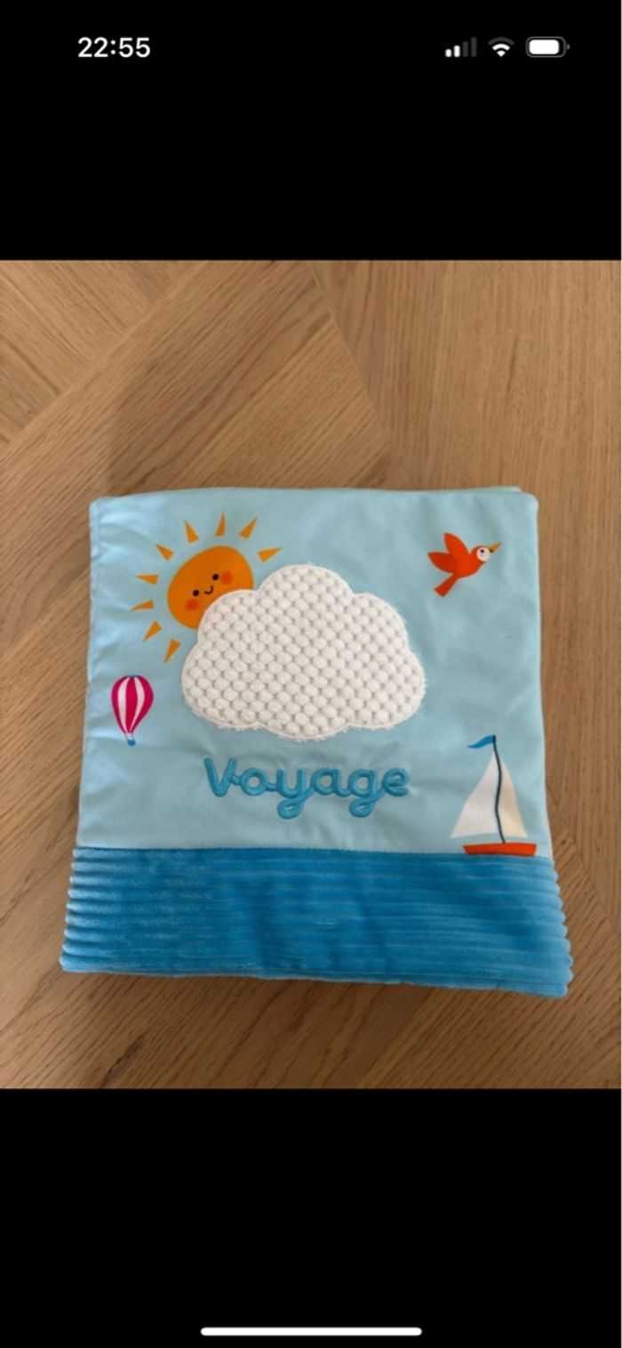 Livre en tissu bébé sensoriel et découverte neuf