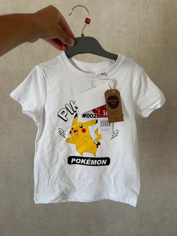 Teeshirt pikachu neuf