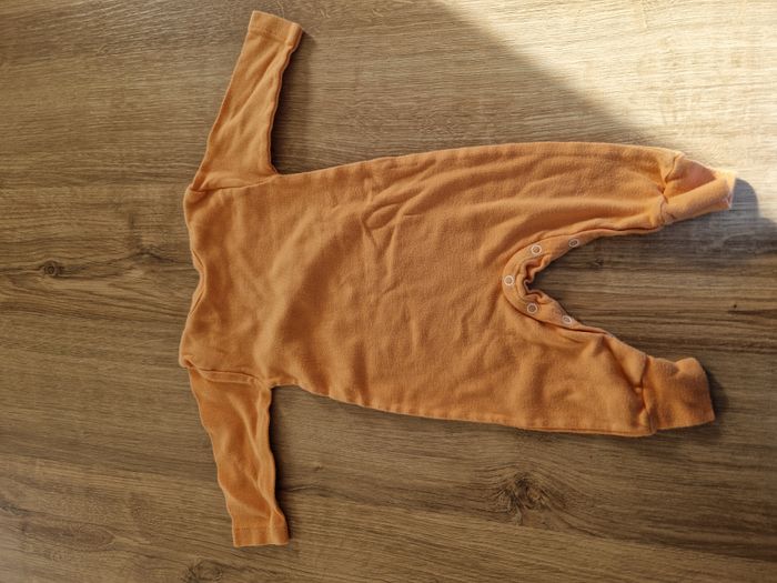 Pyjama sans pied orange - 3 mois - photo numéro 2