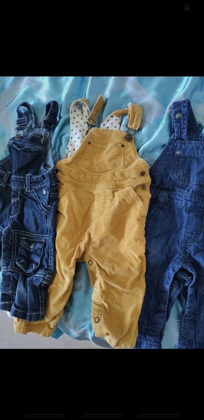 Lot 3 combinaisons garçons 6 mois - photo numéro 3
