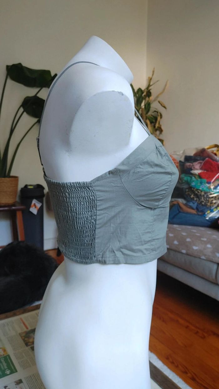 Crop Top bretelles bustier - photo numéro 2