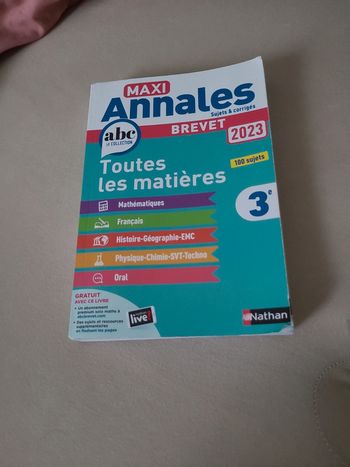 Maxi annales brevet 2023