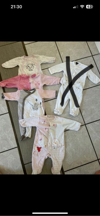 Pyjamas 6 mois velours