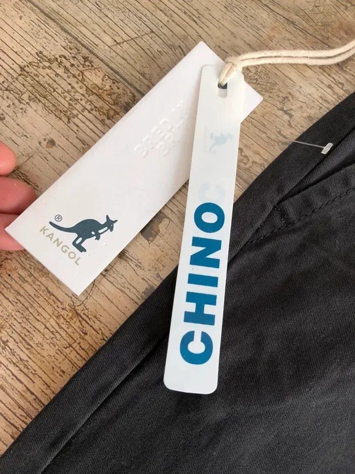 Chino noir Kangol - photo numéro 3