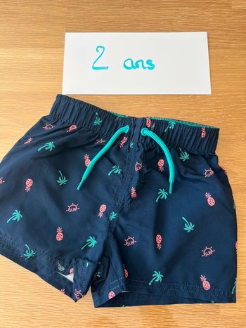 Short de bain 2 ans kiabi