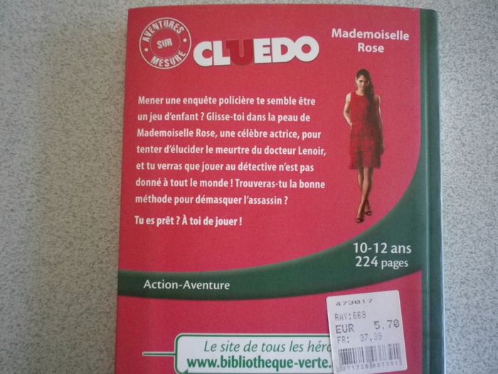 CLUEDO: MADEMOISELLE ROSE - photo numéro 2