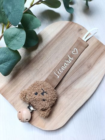 Attache tétine personnalisée 