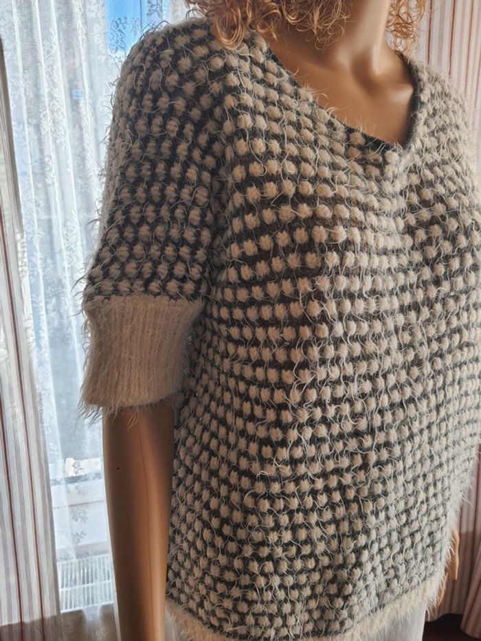 Pull manches courtes Comma, taille fr 38 - photo numéro 3