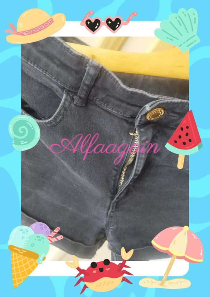 Short bleu 6/7ans - photo numéro 2