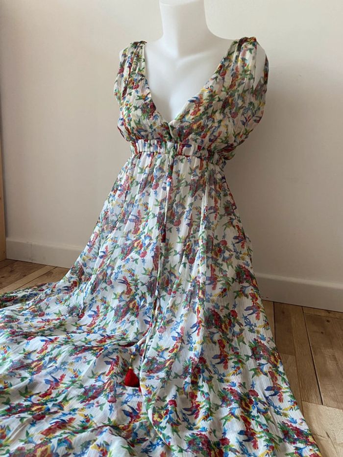 Robe Longue fleuri doublée