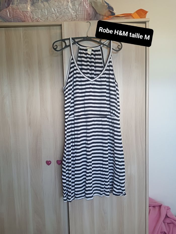 Robe H&M à rayures taille M