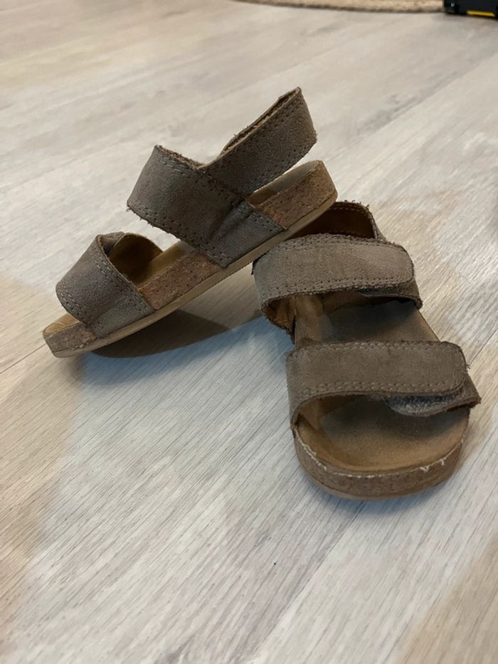 Sandale nu-pieds beige - photo numéro 2