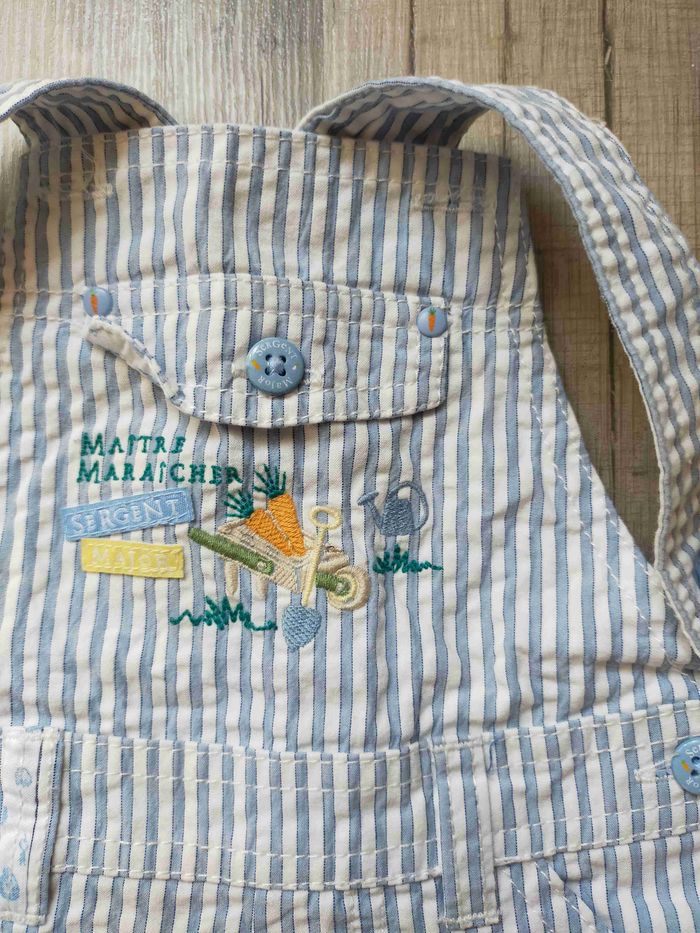 Salopette short bébé garçon - photo numéro 2