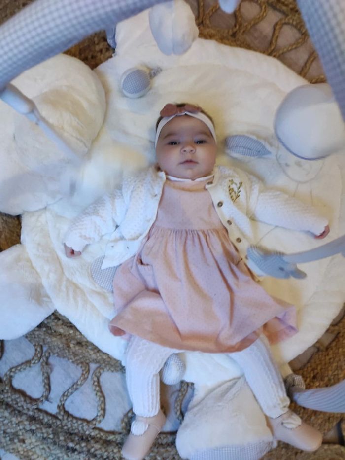 Robe en velours rose pâle bout'chou 6m - photo numéro 6