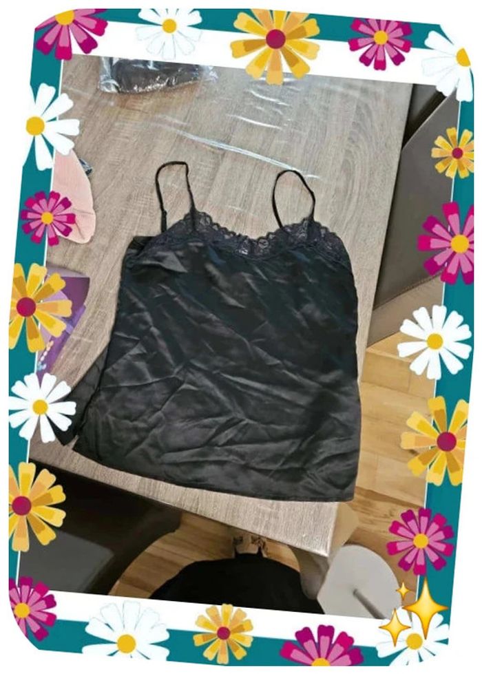 🌙 Pyjama satin noir 2 pièces Tezenis – Taille XL – Jamais porté 🖤 - photo numéro 4