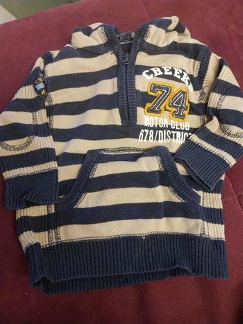 Pull à capuche creeks 6 mois