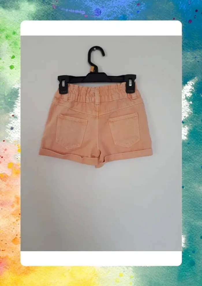 Short jeans 6 ans neuf taille ajustable - photo numéro 3