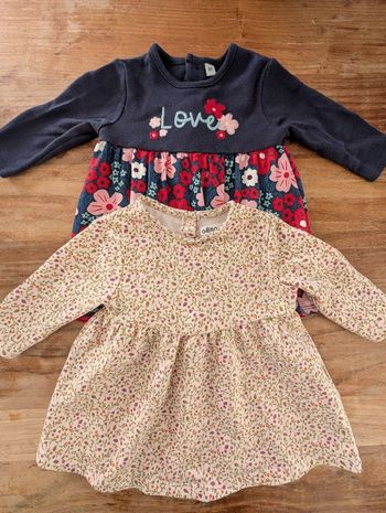 Lot de deux robes - 6 mois 🪷