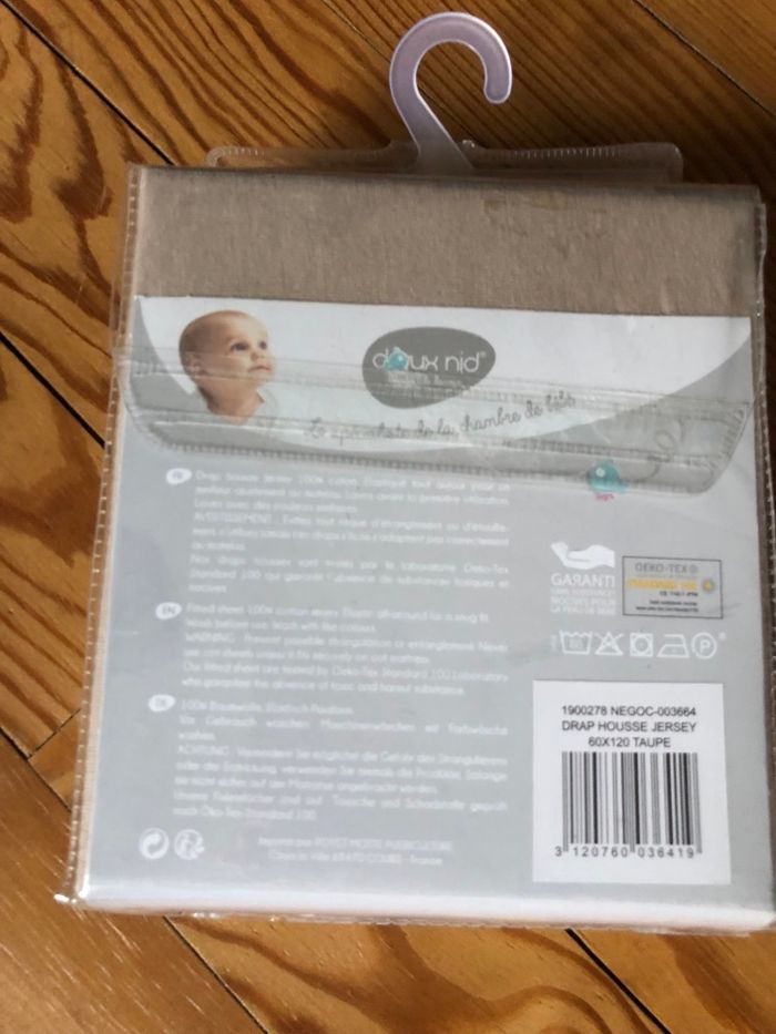 Drap housse 60x120 - photo numéro 2