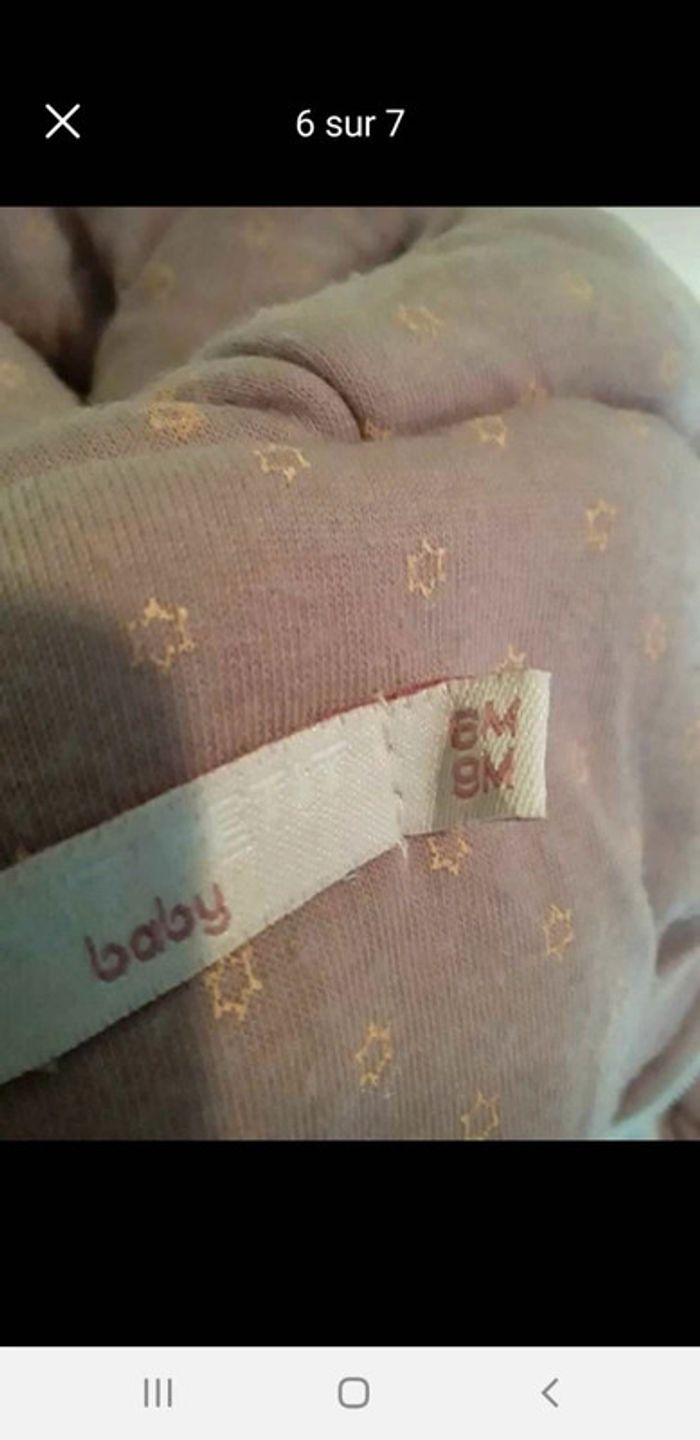 Combinaison pilote fille 6/9 mois - photo numéro 4