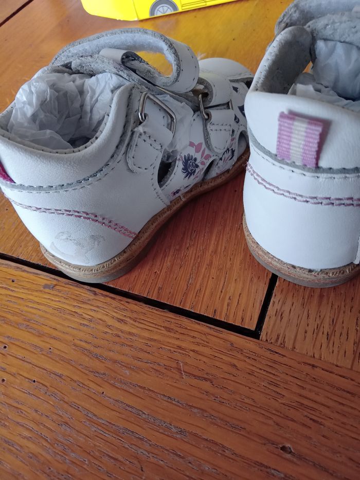 Sandales cuir blanche - photo numéro 4