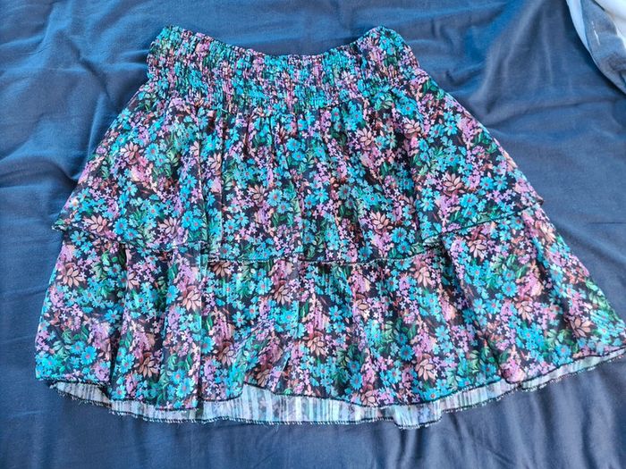 Jupe fleurie à volants - Taille unique - photo numéro 5