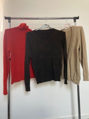 Lot 3 pulls femme