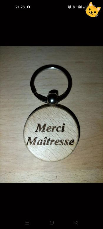 Porte clé merci maîtresse