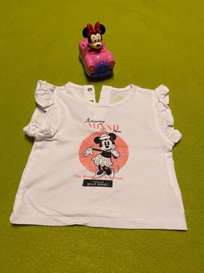 Lot tee-shirts Disney minnie 3 mois - photo numéro 3